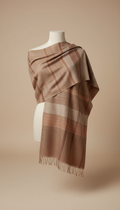 Earthen Brown Pure Pashmina Shawl